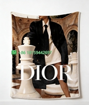 Dior Throw Blankets